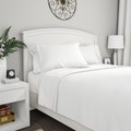 Hastings Home Brushed Microfiber 3-piece Bed Linens with Fitted, Flat Sheet, and Pillowcase (Twin XL, White) 349506CMI